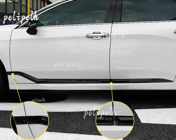 9x For Toyota Avalon 19-2022 Black S.Steel Car Body Door Side