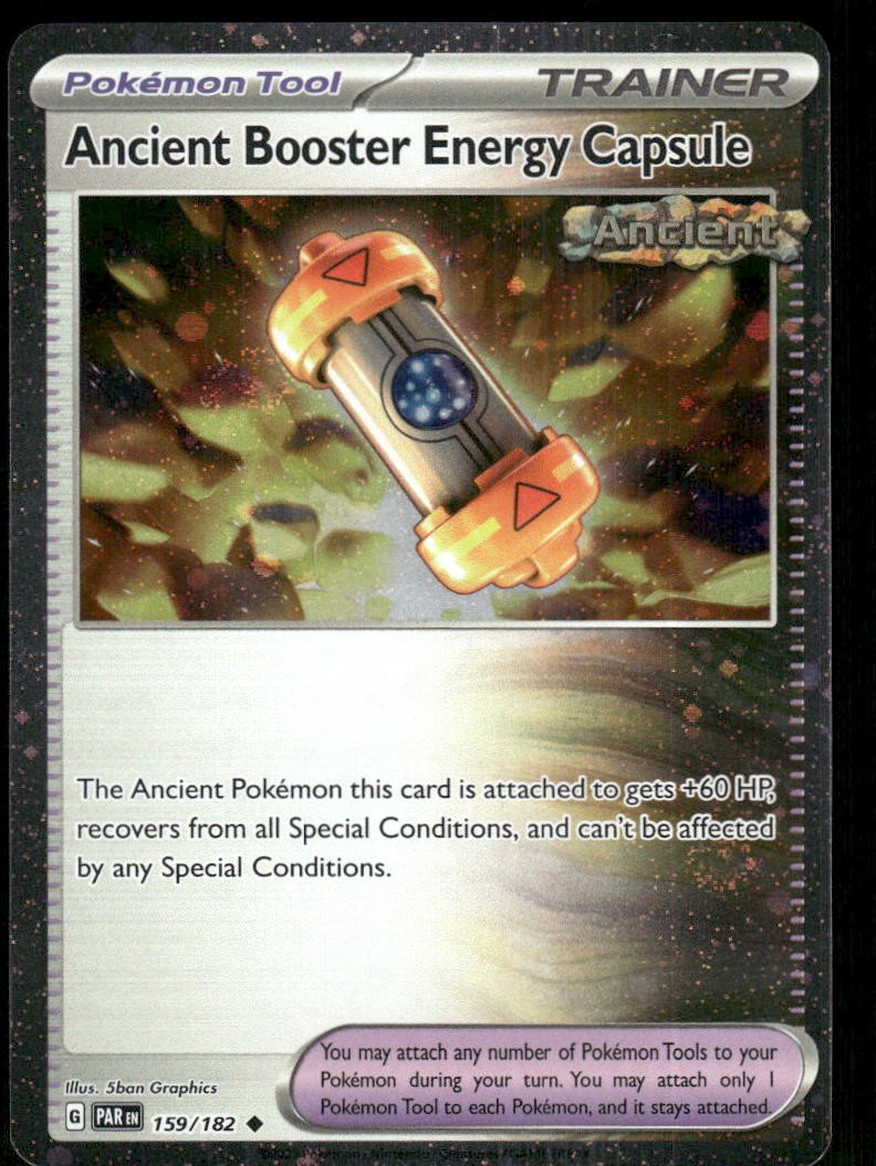 Ancient Booster Energy Capsule (Cosmos Holo) 159/182 Pokemon NM/M