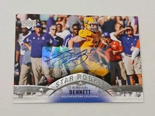 Bryan Bennett Indianapolis Colts 2015 Upper Deck Certified Autograph Rookie Card