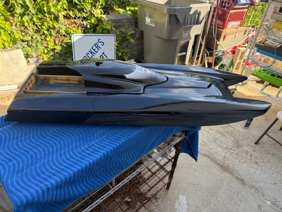 Used  46”  Sea Devil Cat MADE N USA zenoah,quickdraw,rcmk Gas Elec - Image 2 of 4