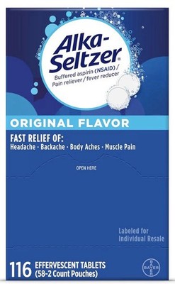 Alka-Seltzer Original Effervescent Tablets 116ct