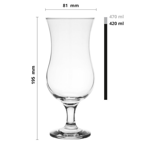 Glasmark Krosno Verres à Cocktail Longdrink Gin Bière Eau Smoothie Dessert Pa... - Zdjęcie 4 z 9