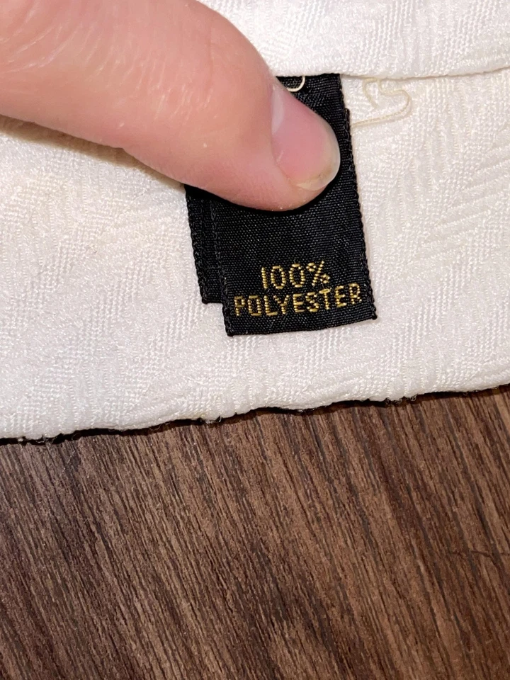 Corbata Story Cravats para hombre talla única blanca espiga 100 % poliéster boda formal Foto 4 de 4