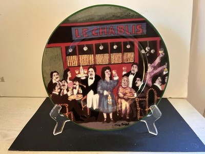 Vintage Williams Sonoma Les Cafes LE CHABLIS Salad Plate Guy Buffet Replacement