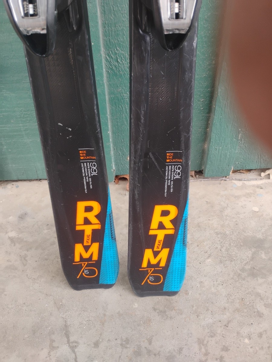 Volkl RTM 75is All-Mtn Skis 166cm with Marker 4MOTION adjustable