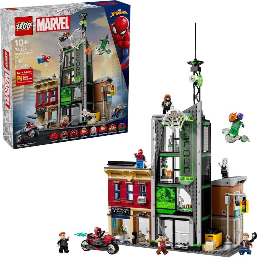 [FLASH SALE] LEGO - Marvel Spider-Man vs. Oscorp Building To