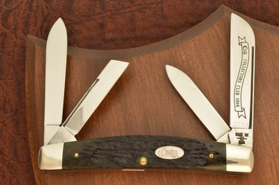 CASE XX USA 6 DOT 1984 GREEN BONE JUMBO CONGRESS KNIFE G64088 SS