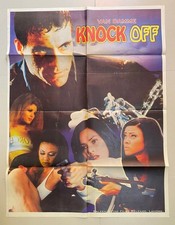 Knock Off * Affiche pakistanaise originale 98 * Jean-Claude Van Damme * Rob Schneider *