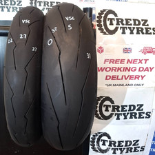 Pirelli Diablo Supercorsa    180/55/17 &120/70/17 Motorcycle Tyres Partworn  V56
