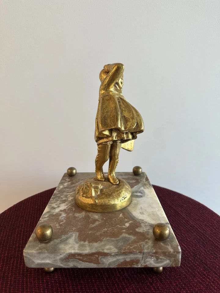 Windy Day statue Art Deco Antique by Demetre Chiparus - image 4 of 4