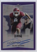 2016 Leaf Metal Draft Purple Prismatic 23/25 Tajae Sharpe #BA-TS1 Auto 4g8