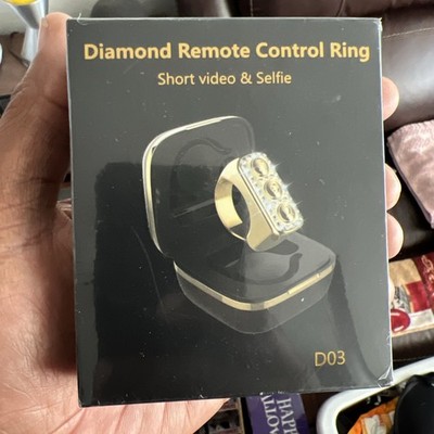 Remote Control Ring Universal-Bluetooth-Wireless Selfies, Social Media Rose Gold