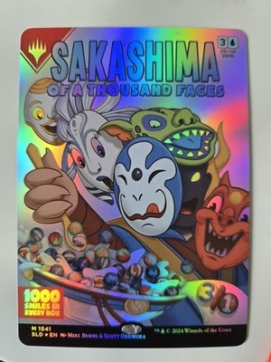 Sakashima of A Thousand Faces FOIL Borderless Secret L'Air NM ENG MTG