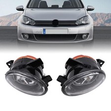 1Pair Front Fog Light Lamp For VW Golf Jetta Mk6 Touran Tiguan Caddy Left &Right