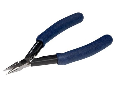 Lindstrom HS-7893 - Short Snipe Nose Pliers w/Synthetic Handle, Smooth, 5.99'