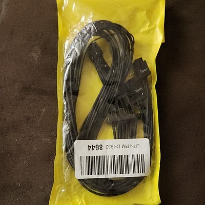 Genuine Corsair Type 4 PCIe GPU Power Cable (8-Pin to Dual 6+2 Pin) New
