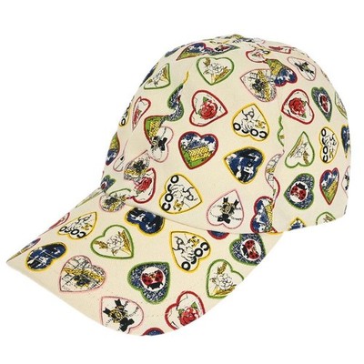 Chanel Off-white Cotton #M Cap Hat Small Good 178096