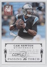2013 Panini Elite Passing the Torch Silver Andrew Luck Cam Newton #4 0t1