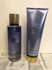 Victoria's Secret Midnight Bloom Body Mist Spray  Body Lotion Set of 2