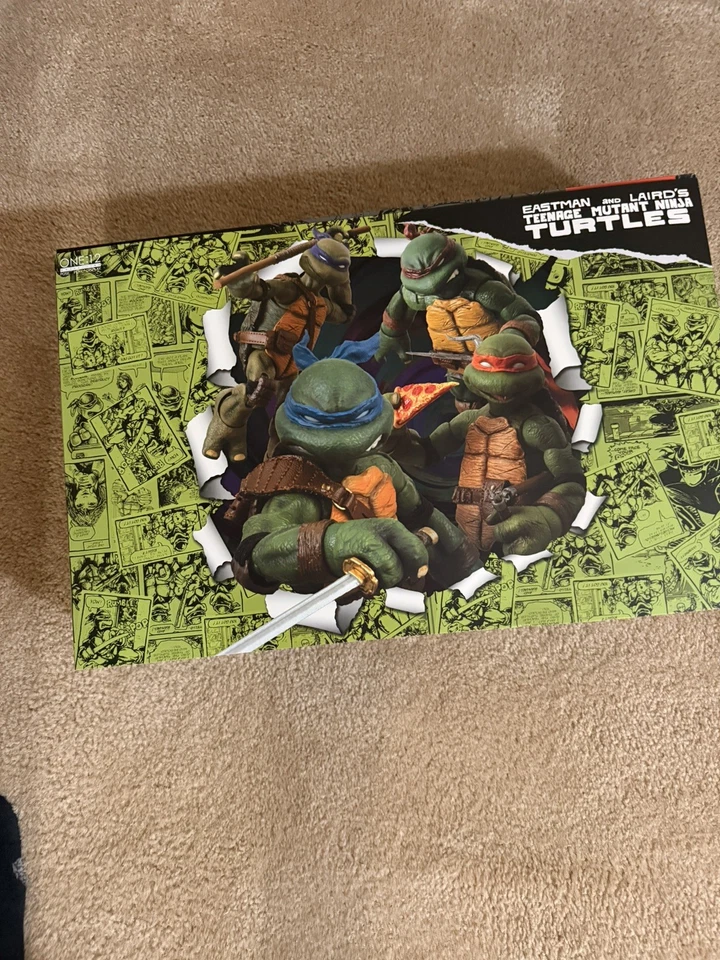 Mezco One:12 Collective Teenage Mutant Ninja Turtles Box Set Eastman New Sealed - Image 4 of 4
