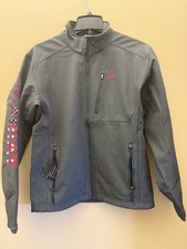  318 Ariat Logo 2.0 Jacket Black Men S Stretch Softshell Full Zip Water Resist