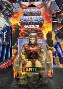 GRIZZLOR FIGURINE MASTERS OF THE UNIVERSE WAVE 5 RE-ACTION SUPER7