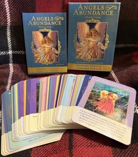 Doreen Grant Virtue Angels Of Abundance 44 Oracle Card Deck Used OOP 2017