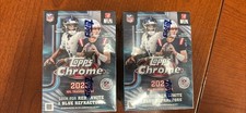 Lot Of 2 2025 Topps Chrome NFL Value Blaster Box Sealed - In Hand