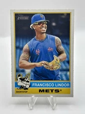 2025 Topps Heritage - Francisco Lindor Image Variation Short Print #229 SP