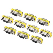 VGA Coupler VGA Gender Changer Connector Female to Female VGA Adapter,Pack of 10