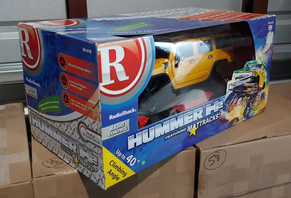 RadioShack Hummer H2 with Mattracks 1:10 Scale Radio Control (60-4418) NIB - Image 3 of 4