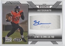 2020 Sage Hit Rookie Auto Sewo Olonilua #A33 Auto 1u6