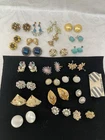 Vintage to Modern Earring Lot 24 Pcs Wearable Pierced Clipped