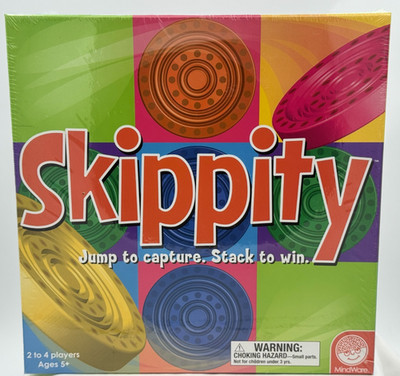 Skippity Board Game - Mindware 2010 - 2 to 4 Players ages 5 + - NEW