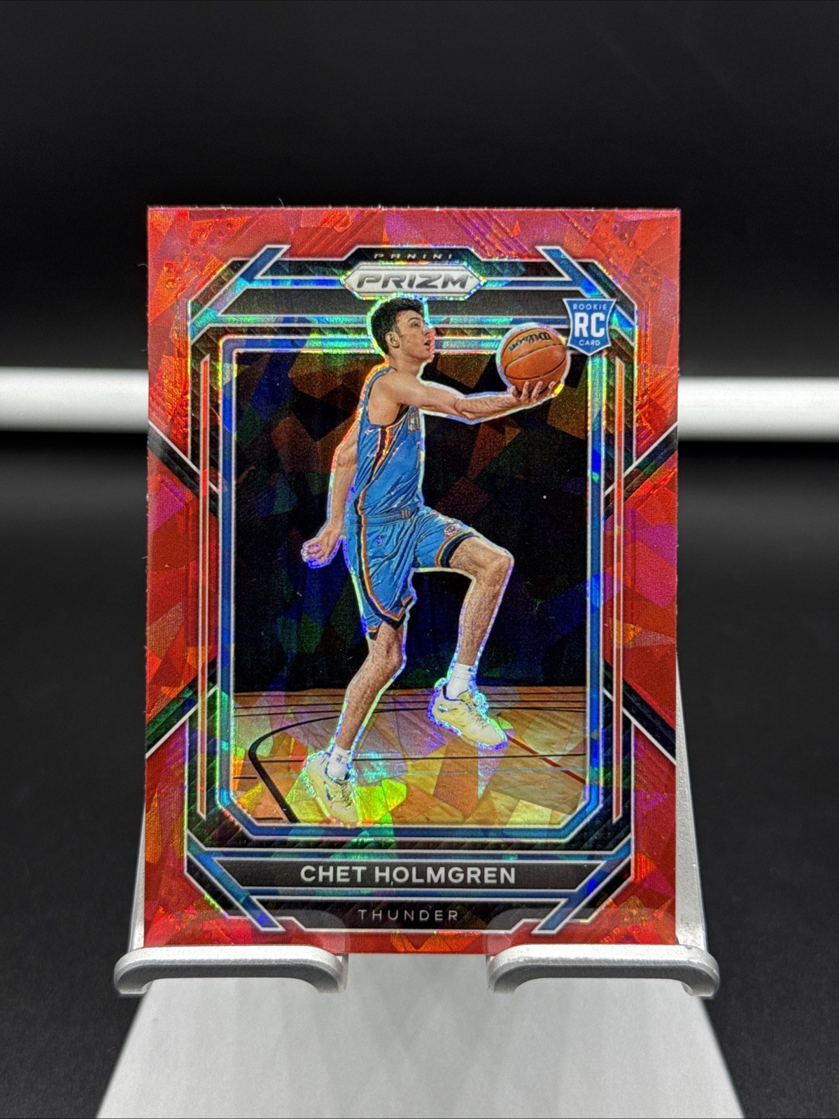 2022-23 Panini Prizm - Chet Holmgren #266 Red Ice Prizm (RC)