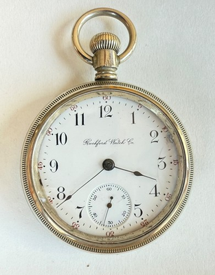 #ad #ad Rockford 18s 17j OF LS Mod 9 Gold Locomotive Runs 1903 $185.00