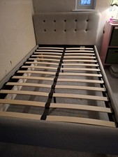 Argos Home Aspen Small Double Fabric Bed Frame