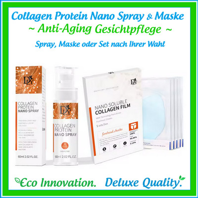 Collagen Protein Nano Spray 60ml o. Maske     Anti-Aging Gesichtspflege  50%