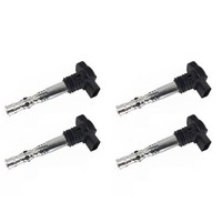 4X ZüNdspule ZüNdmodul FüR Audi A3 A4 Skoda Octavia Superb Vw Golf 4 Passat 1.8T