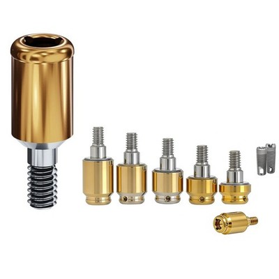 Zest Locator attachment system Zimmer TSV 4.5mm platform Internal hex connection
