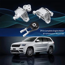Complete Engine Motor & Transmission Mounts for Jeep Cherokee 2.4L 2014-2019