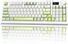 Wireless Keyboard, Quiet Keyboard for Work, Tri-Mode BT5.0/2.4GHz/USB-C