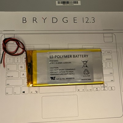 BRYDGE 12.3'' Battery Replacement Only For Keyboard MICROSOFT SURFACE PRO 6 /5/4