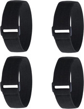 Adjustable Elastic Boot Straps for Pants - 4 Pack Safety Leg Bands