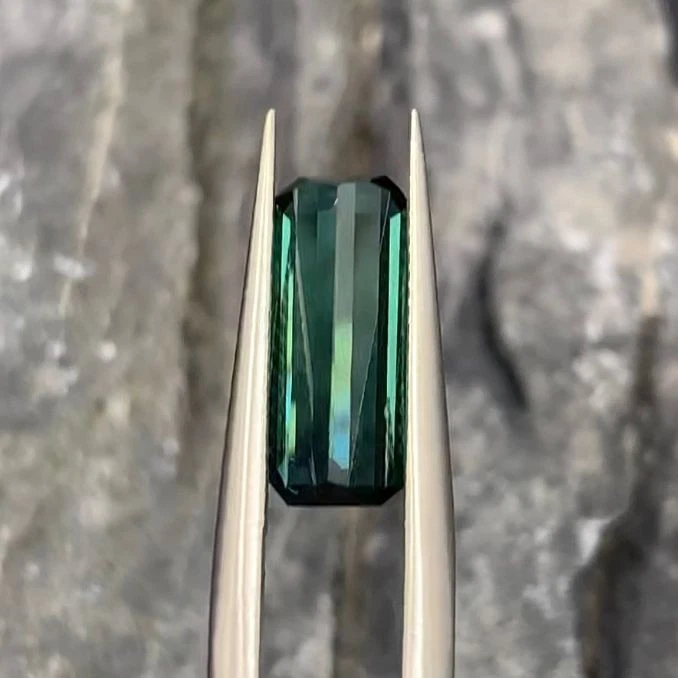 Earth Mined 1.85Ct Natural Stunning BlueGreen Teal Tourmaline October Birthstone - Image 3 of 4