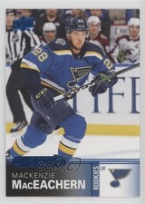2019-20 Upper Deck Overtime Rookies Blue Foil Mackenzie MacEachern #167 av1