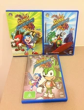 Sonic Underground Dvd PAL - Vol 2 3 & 6 - Free Aus Post! Unspecified Region