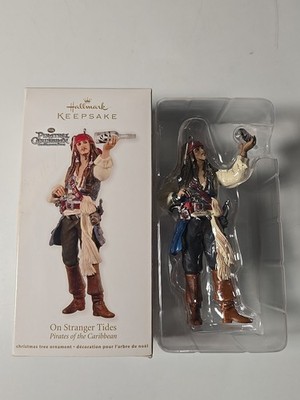 Pirates of the Caribbean On Stranger Tides Jack Sparrow HALLMARK  ORNAMENT NIB