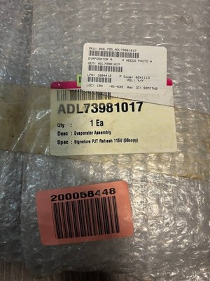 NEW OEM LG ADL73981017 Refrigerator Evaporator Assembly Free Fast Delivery