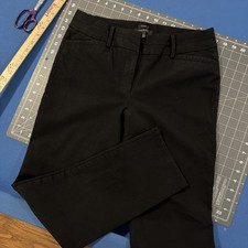 Talbots Newport Ankle Pants Size 10 Black Dress Slacks Trousers Stretch Casual
